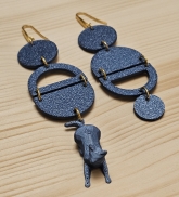 Earrings &quot;Moonlight Cat&quot;